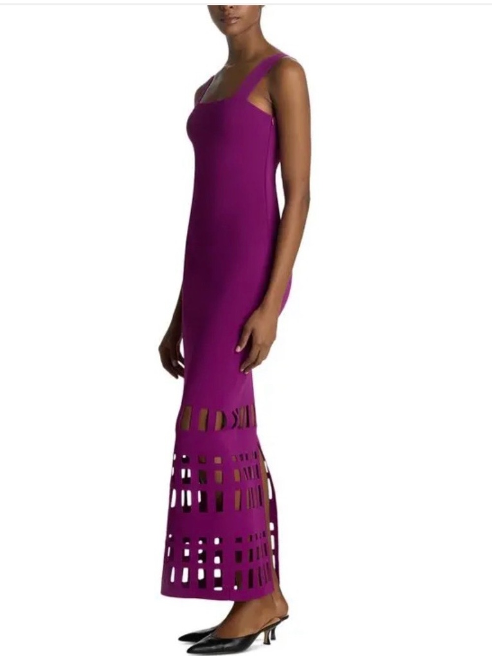 St. John Stretch Knit Cutout Gown NWOT